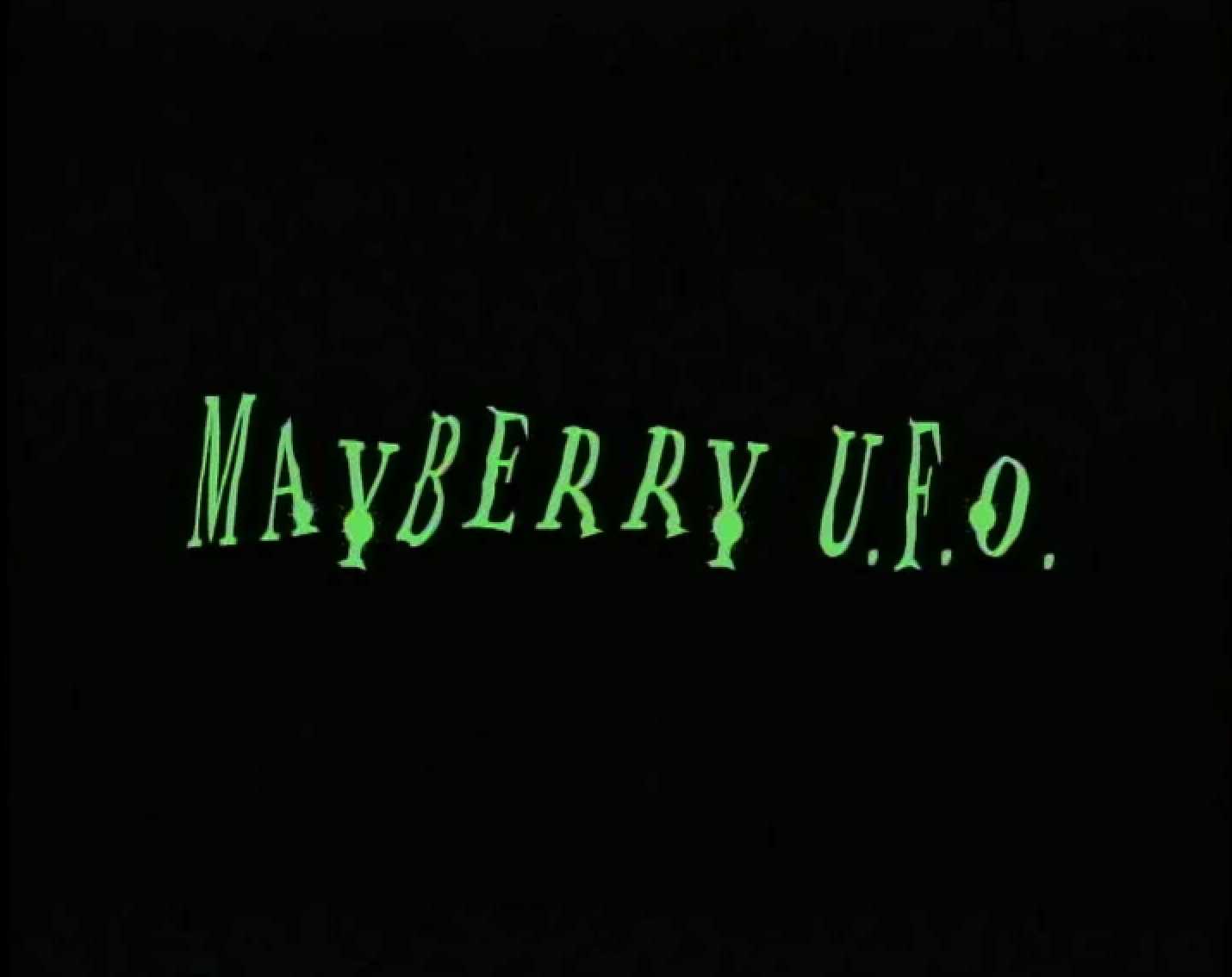 Mayberry UFO
