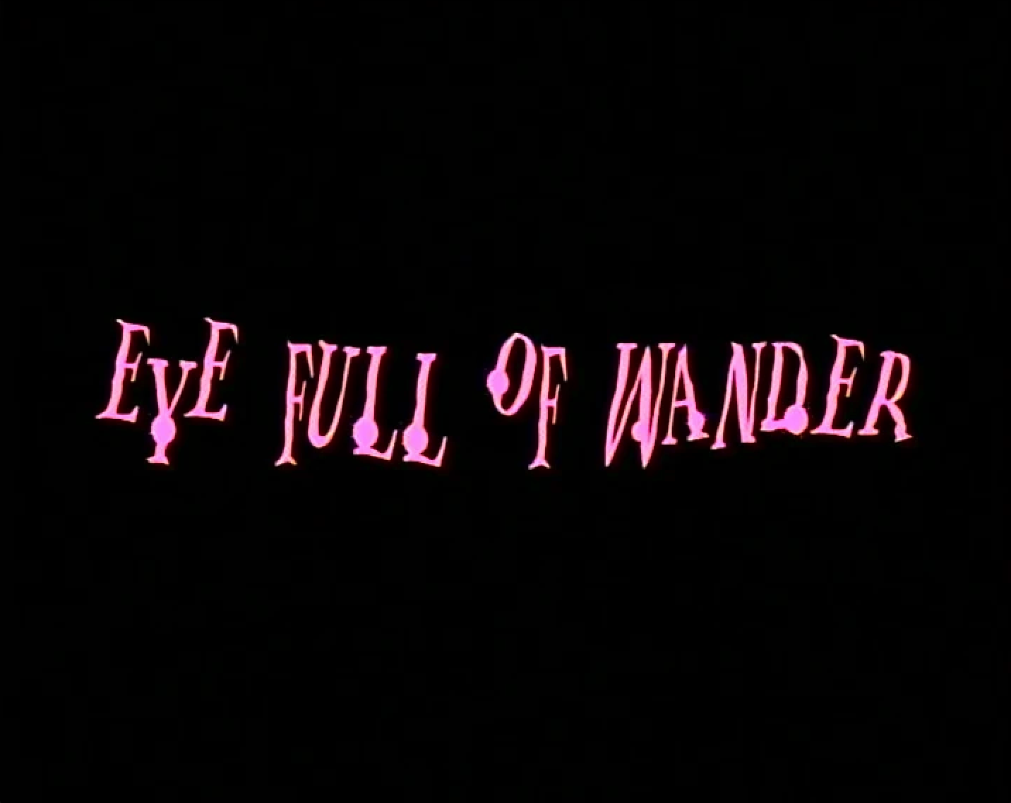 Eye Full of Wander