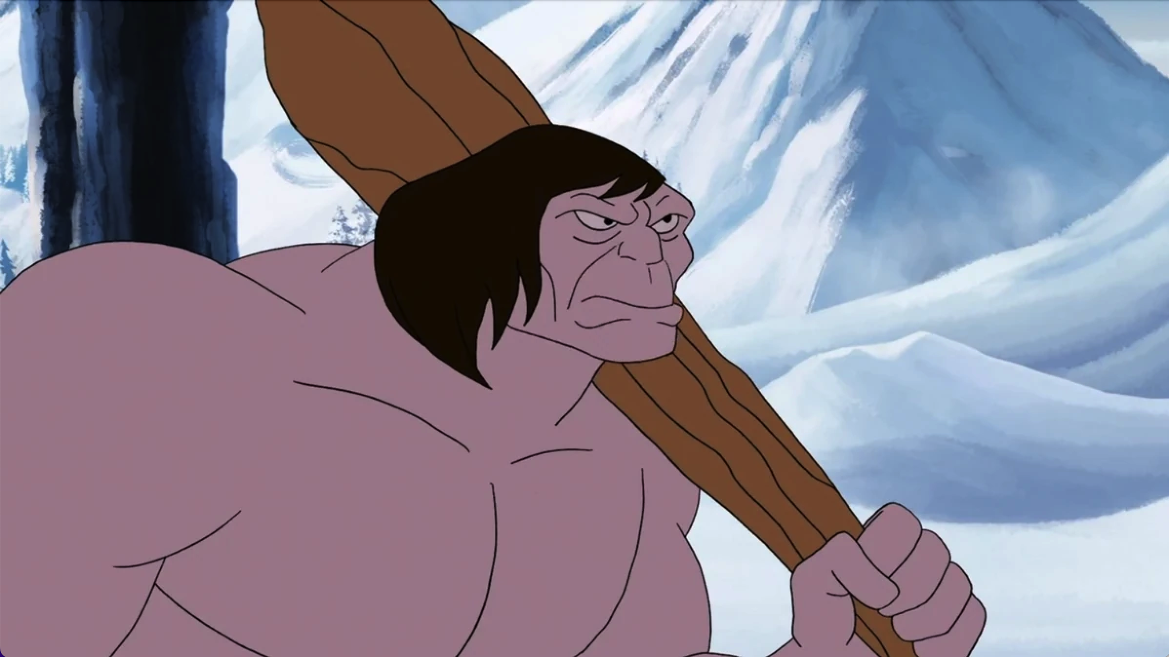 Caveman On The Half Pipe