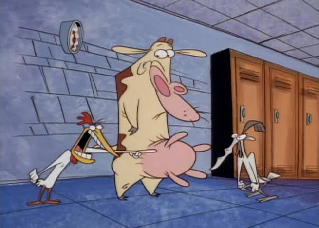 Cow and Chicken Reclining