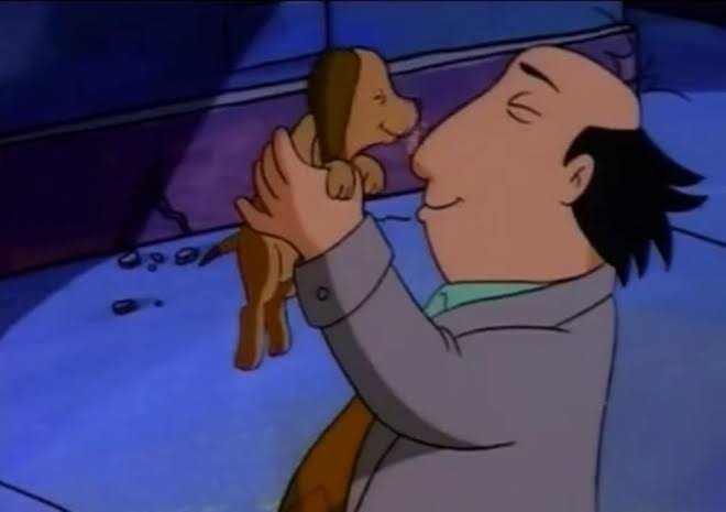 A Pig-Boy and His Dog